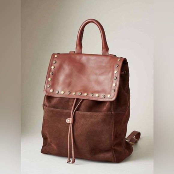Sundance Handbags - NEW! $248 Sundance Simplicity Embellished Backpack in Chocolate 100 Cow Leather